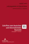 Leistungspakete Im Eigenheimbau cover