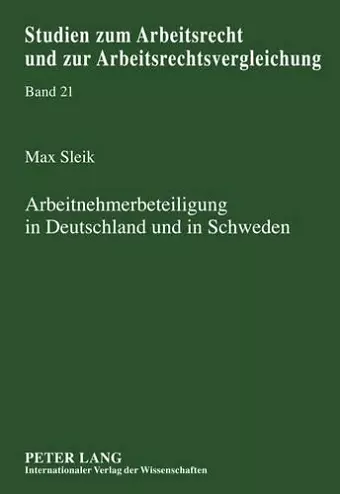 Arbeitnehmerbeteiligung in Deutschland Und in Schweden cover