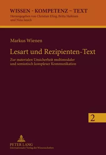 Lesart Und Rezipienten-Text cover