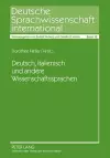 Deutsch, Italienisch Und Andere Wissenschaftssprachen cover