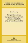 Perspektiven Eines Europarechtskonformen Gemeinnuetzigkeits- Und Zuwendungsrechts cover