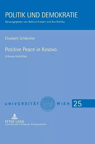 Positive Peace in Kosovo cover