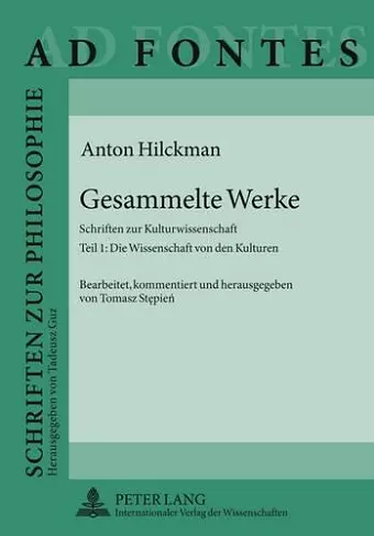 Gesammelte Werke cover