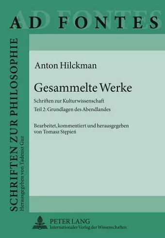 Gesammelte Werke cover