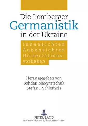 Die Lemberger Germanistik in Der Ukraine cover