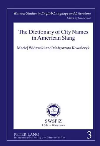 The Dictionary of City Names in American Slang cover