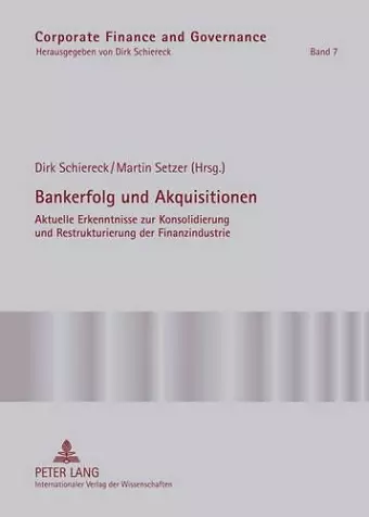 Bankerfolg Und Akquisitionen cover