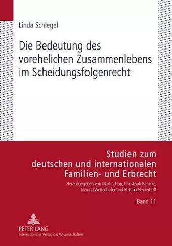 Die Bedeutung Des Vorehelichen Zusammenlebens Im Scheidungsfolgenrecht cover