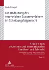 Die Bedeutung Des Vorehelichen Zusammenlebens Im Scheidungsfolgenrecht cover