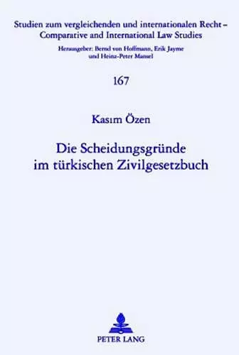 Die Scheidungsgruende Im Tuerkischen Zivilgesetzbuch cover