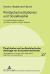 Politische Institutionen Und Sozialkapital cover