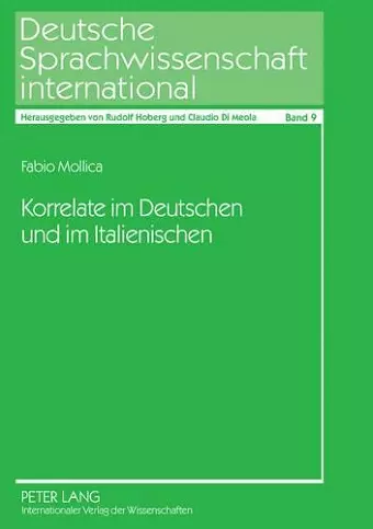 Korrelate Im Deutschen Und Im Italienischen cover