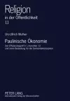 Paulinische Oekonomie cover