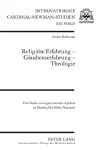 Religioese Erfahrung - Glaubenserfahrung - Theologie cover