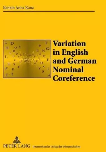 Variation in English and German Nominal Coreference cover