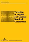 Variation in English and German Nominal Coreference cover