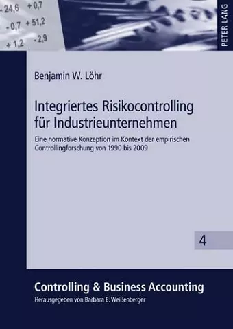 Integriertes Risikocontrolling Fuer Industrieunternehmen cover