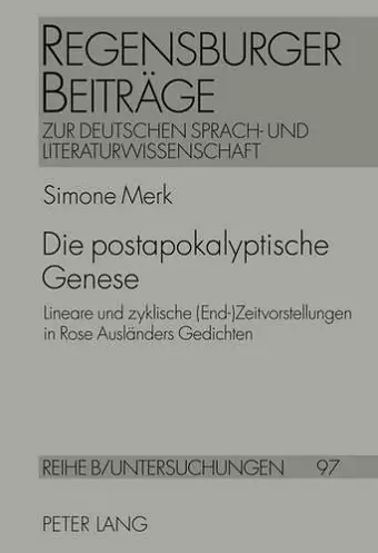 Die Postapokalyptische Genese cover