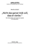 «Nicht Das Ganze Volk Will, Dass Er Sterbe.» cover