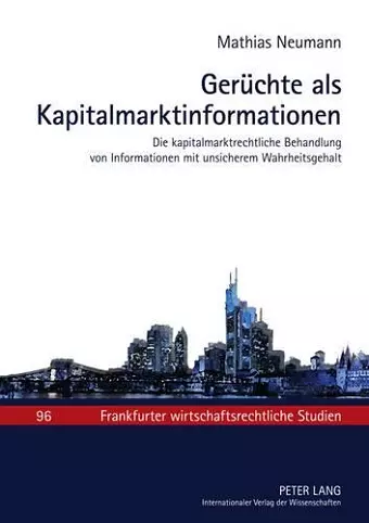 Geruechte ALS Kapitalmarktinformationen cover