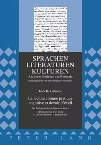 La lecture comme pratique cognitive et devoir d’éveil cover