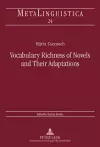 Vocabulary Richness of Novels and Their Adaptations cover