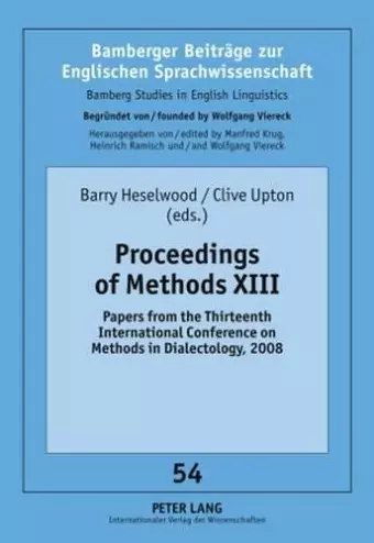 Proceedings of Methods XIII cover