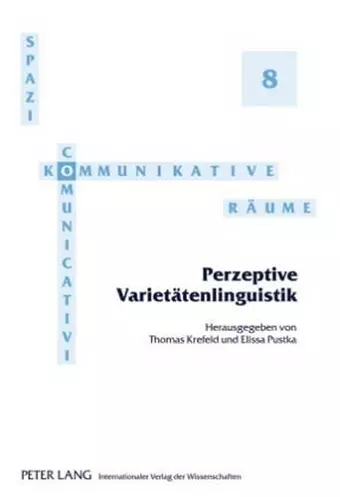 Perzeptive Varietaetenlinguistik cover