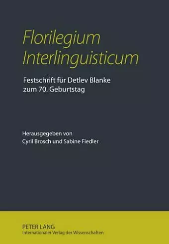 «Florilegium Interlinguisticum» cover