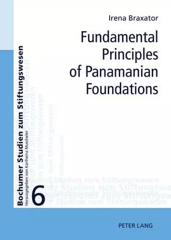 Fundamental Principles of Panamanian Foundations cover