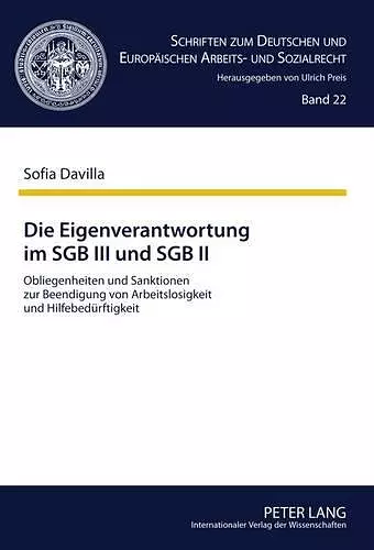 Die Eigenverantwortung Im Sgb III Und Sgb II cover