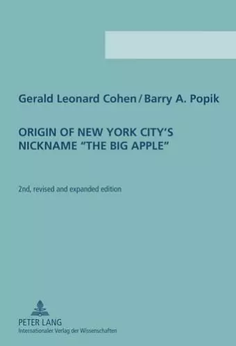 Origin of New York City’s Nickname «The Big Apple» cover