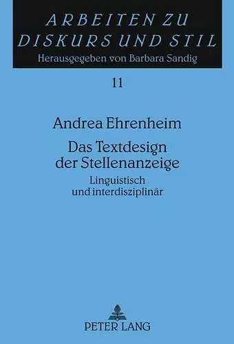 Das Textdesign Der Stellenanzeige cover