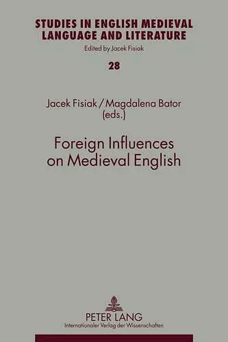 Foreign Influences on Medieval English cover