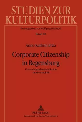 Corporate Citizenship in Regensburg cover