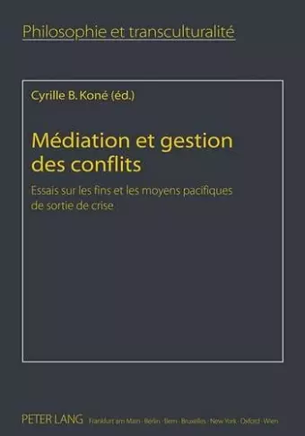 Médiation Et Gestion Des Conflits cover