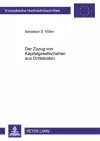 Der Zuzug Von Kapitalgesellschaften Aus Drittstaaten cover