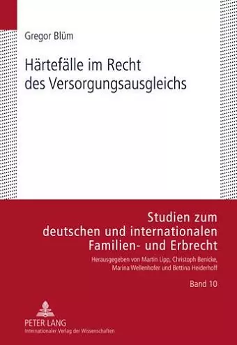 Haertefaelle Im Recht Des Versorgungsausgleichs cover