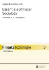 Essentials of Fiscal Sociology cover