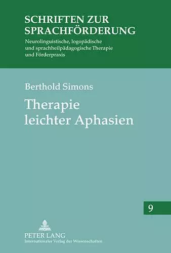 Therapie Leichter Aphasien cover