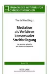 Mediation ALS Verfahren Konsensualer Streitbeilegung cover