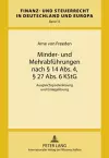 Minder- Und Mehrabfuehrungen Nach § 14 Abs. 4, § 27 Abs. 6 Kstg cover