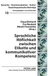 Sprachliche Hoeflichkeit zwischen Etikette und kommunikativer Kompetenz cover