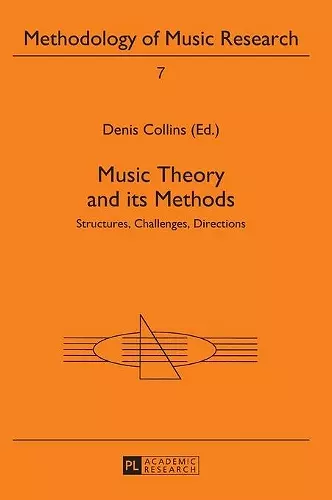 Music Theory and its Methods cover