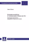 Kompetenzverteilung Im Institutionellen Dreieck Der Eu cover