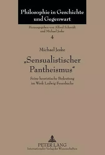 «Sensualistischer Pantheismus» cover
