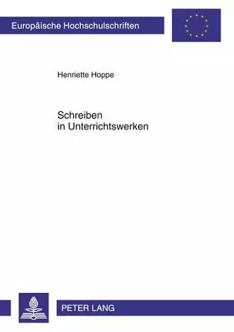 Schreiben in Unterrichtswerken cover