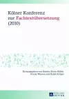 Koelner Konferenz Zur Fachtextuebersetzung (2010) cover