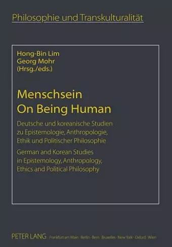 Menschsein- On Being Human cover