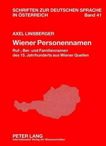 Wiener Personennamen cover